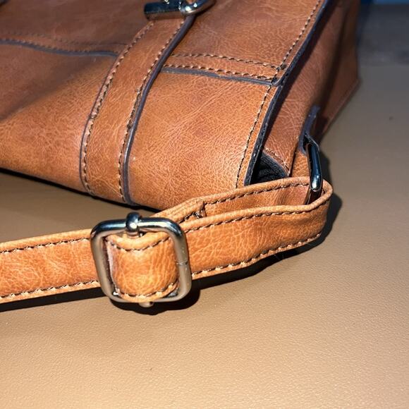 MOSSIMO Supply Co. Crossbody Shoulder Bag Brown non Leather material adjustable - Picture 10 of 10